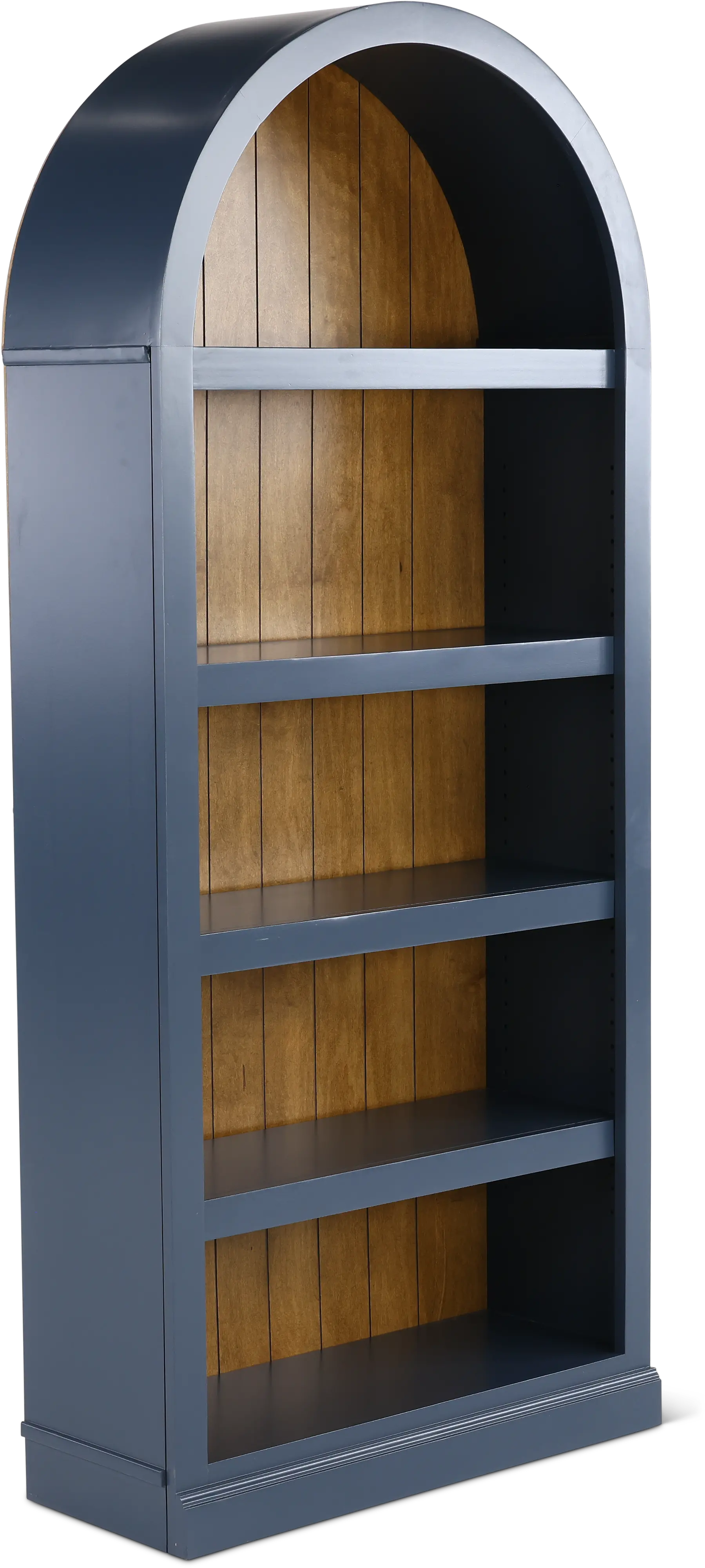 Artiste Blue 72  Arch Bookcase-3