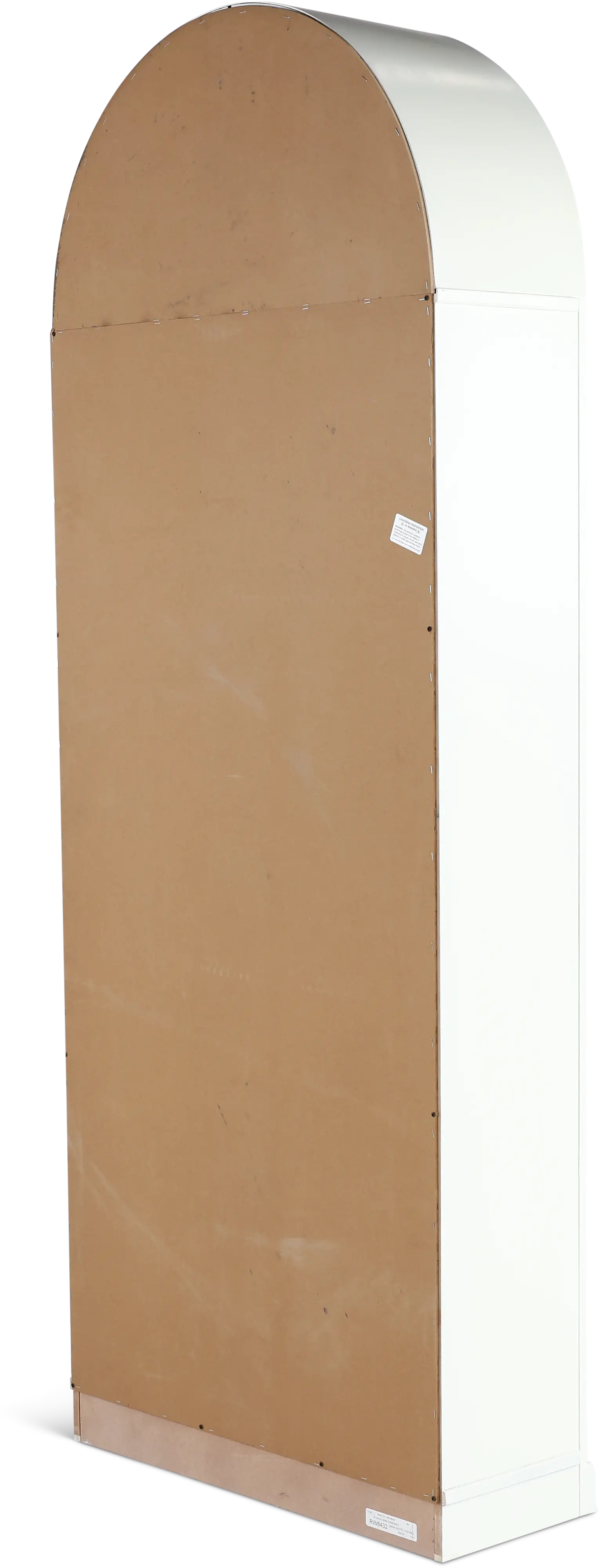 Artiste White 84  Arch Bookcase-5