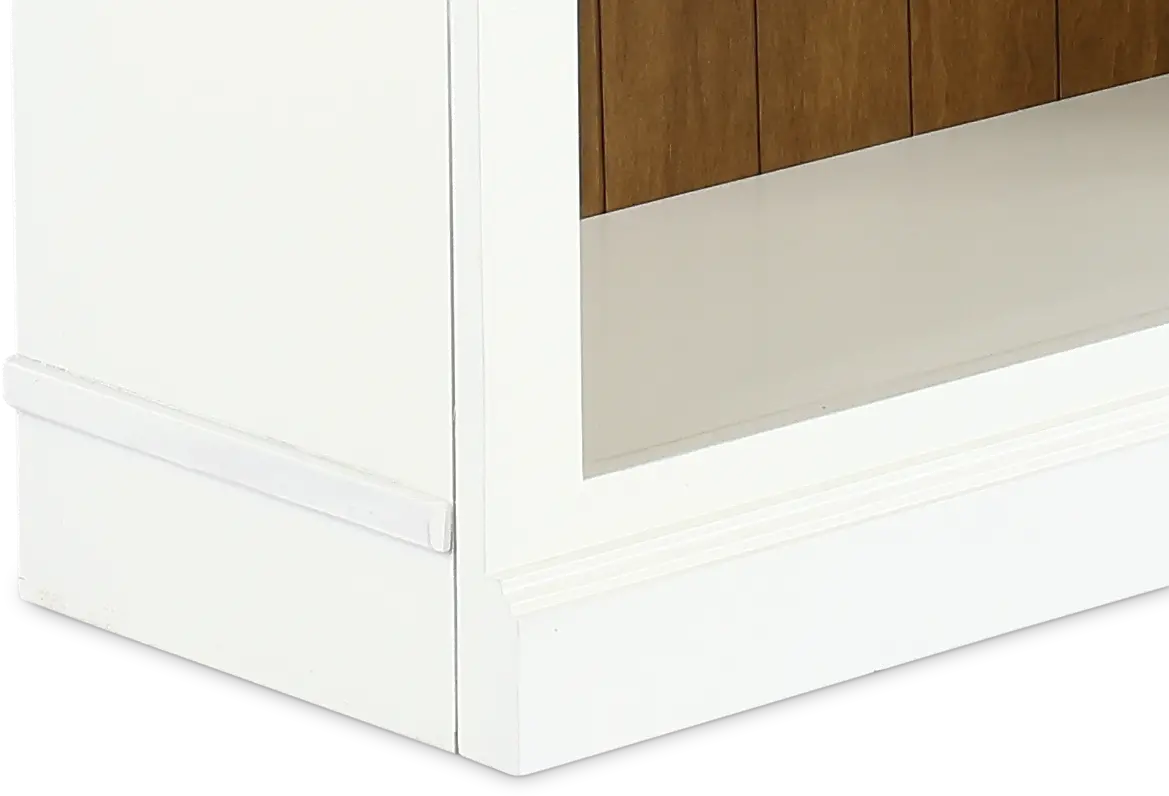 Artiste White 84  Arch Bookcase-6