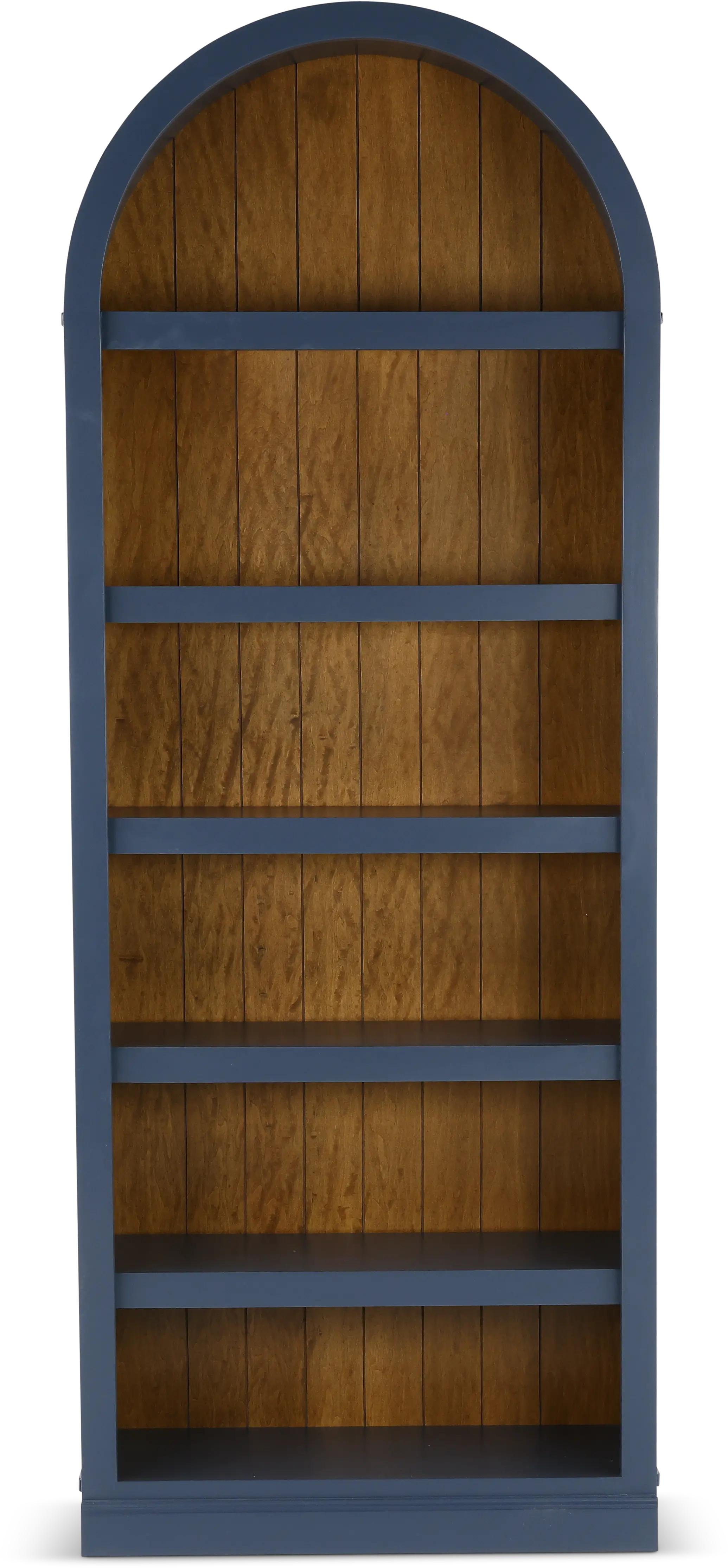Artiste Blue 84  Arch Bookcase-1