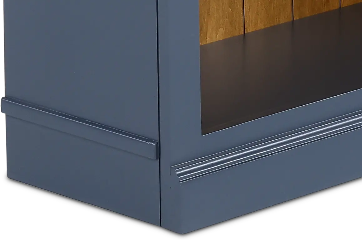 Artiste Blue 84  Arch Bookcase-6