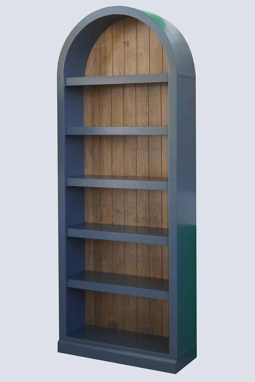 Artiste Blue 84  Arch Bookcase-9