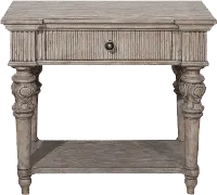 Kingsbury Gray Nightstand