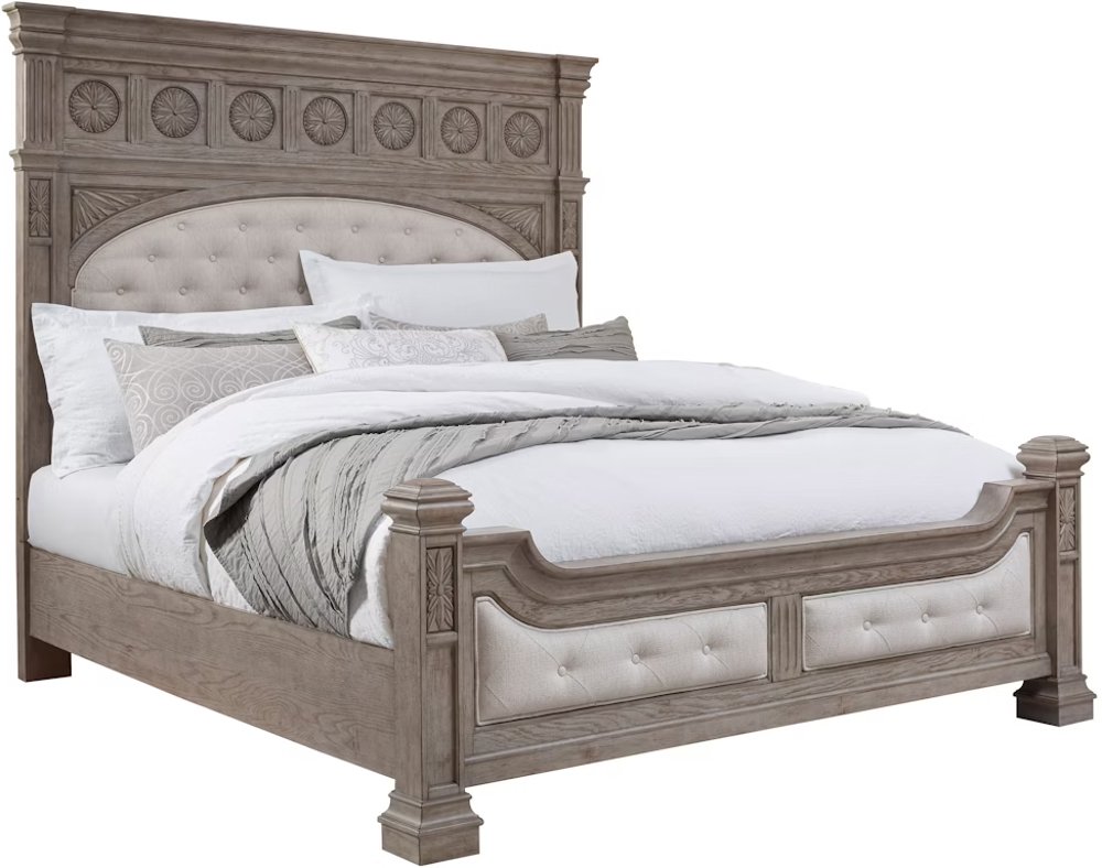 Kingsbury Gray Queen Bed