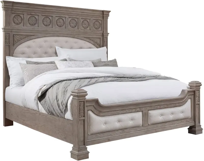 Kingsbury Gray Queen Bed