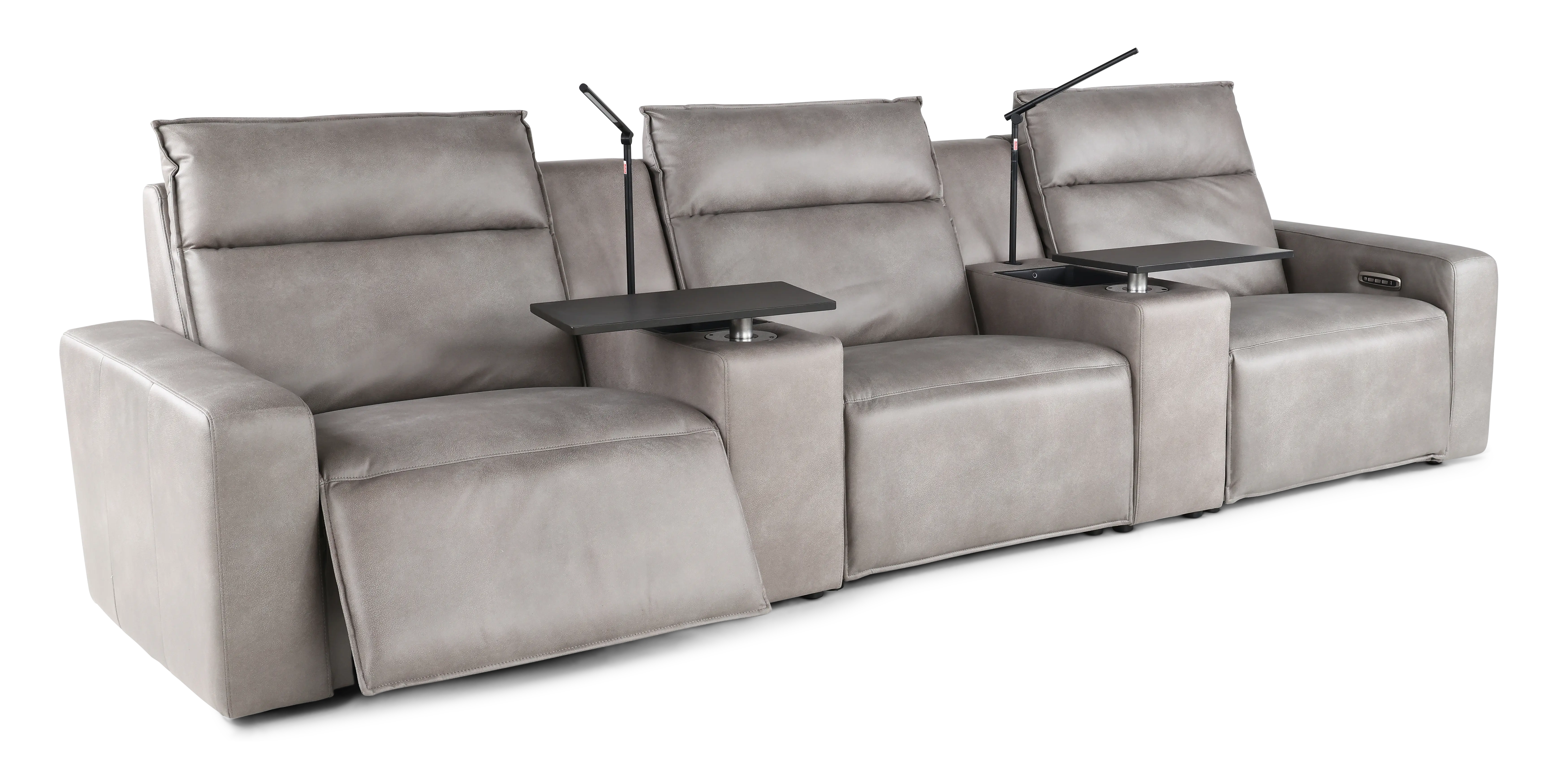 Teramo Silverston 5-Piece Home Theater Seating-2