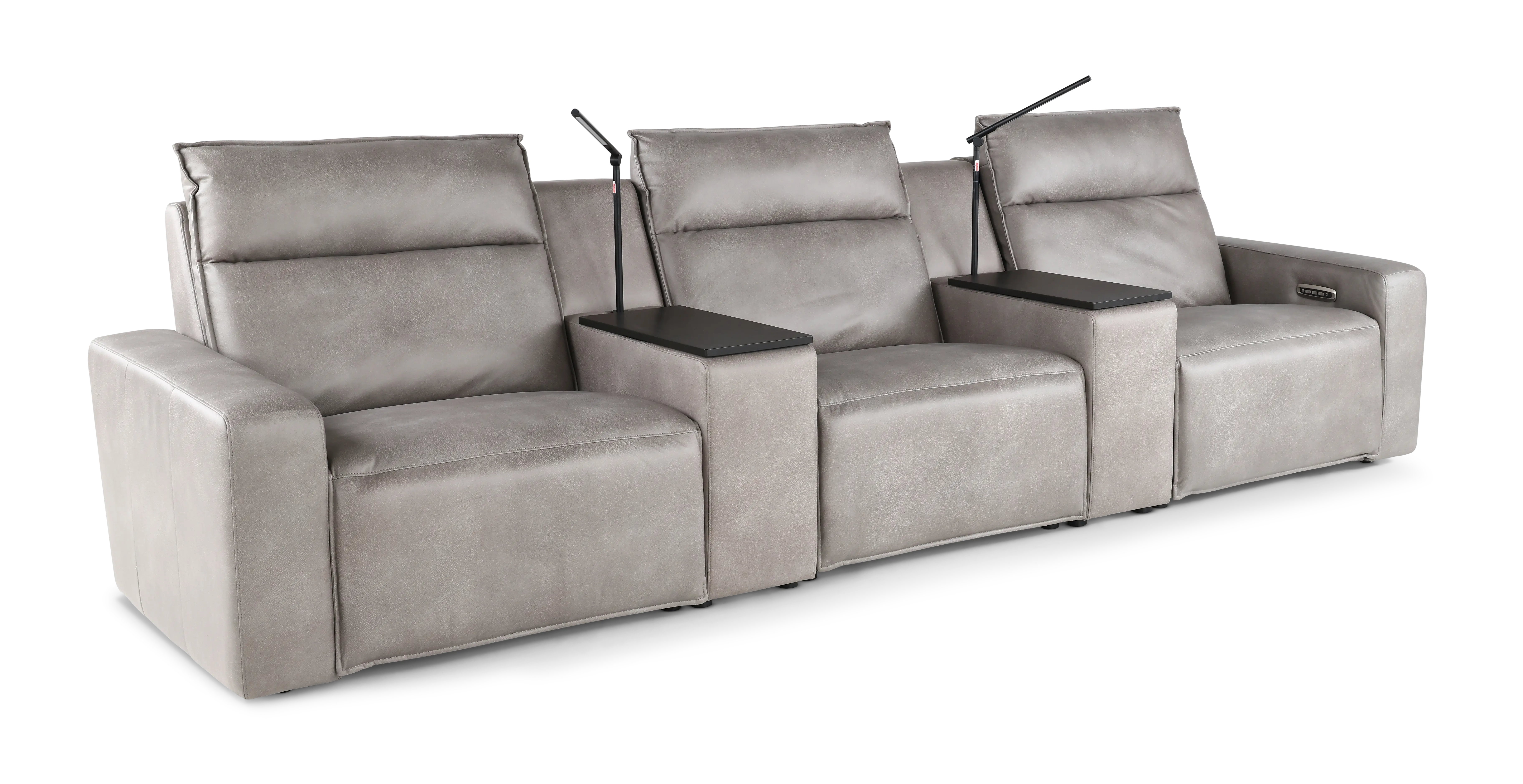 Teramo Silverston 5-Piece Home Theater Seating-4