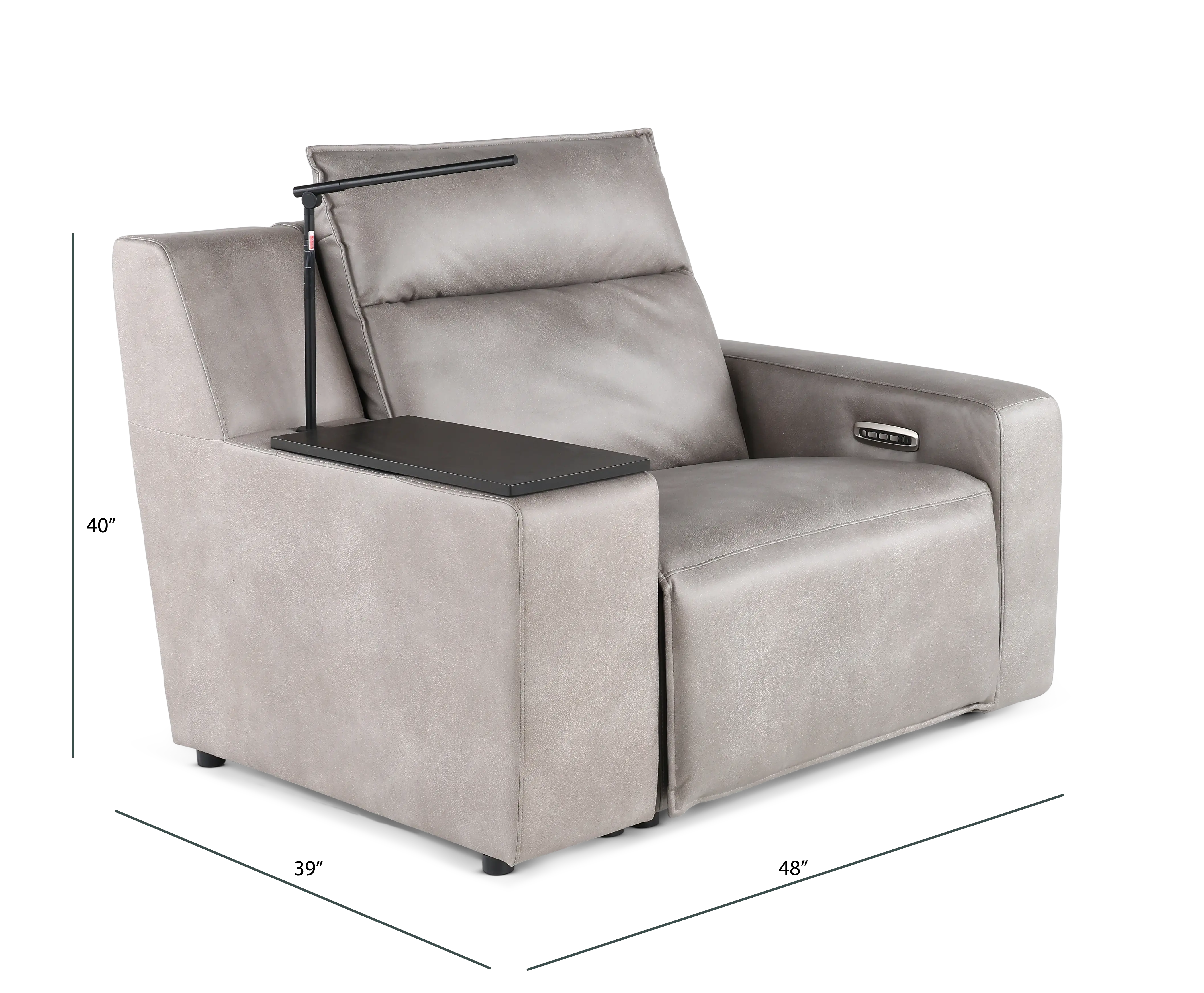 Teramo Silverston 2-Piece Home Theater Recliner-3