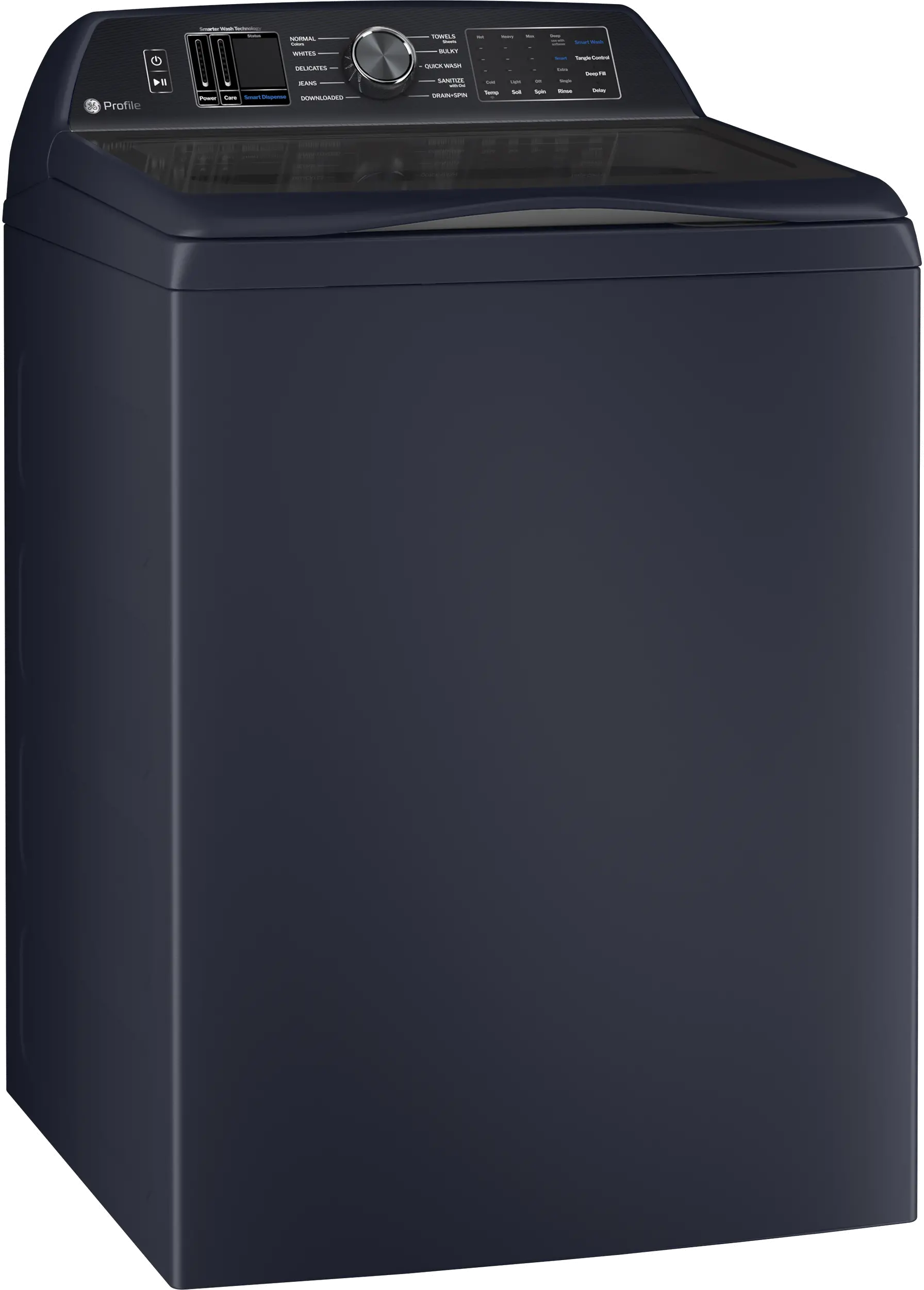 PTW805BPWRS GE Profile 5.3 Cu Ft Smart Top Load Washer with Agitator - Sapphire Blue-12