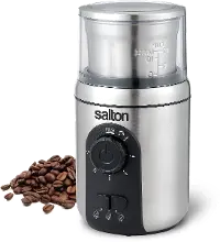 Salton Stainless Steel Smart Coffee Grinder
