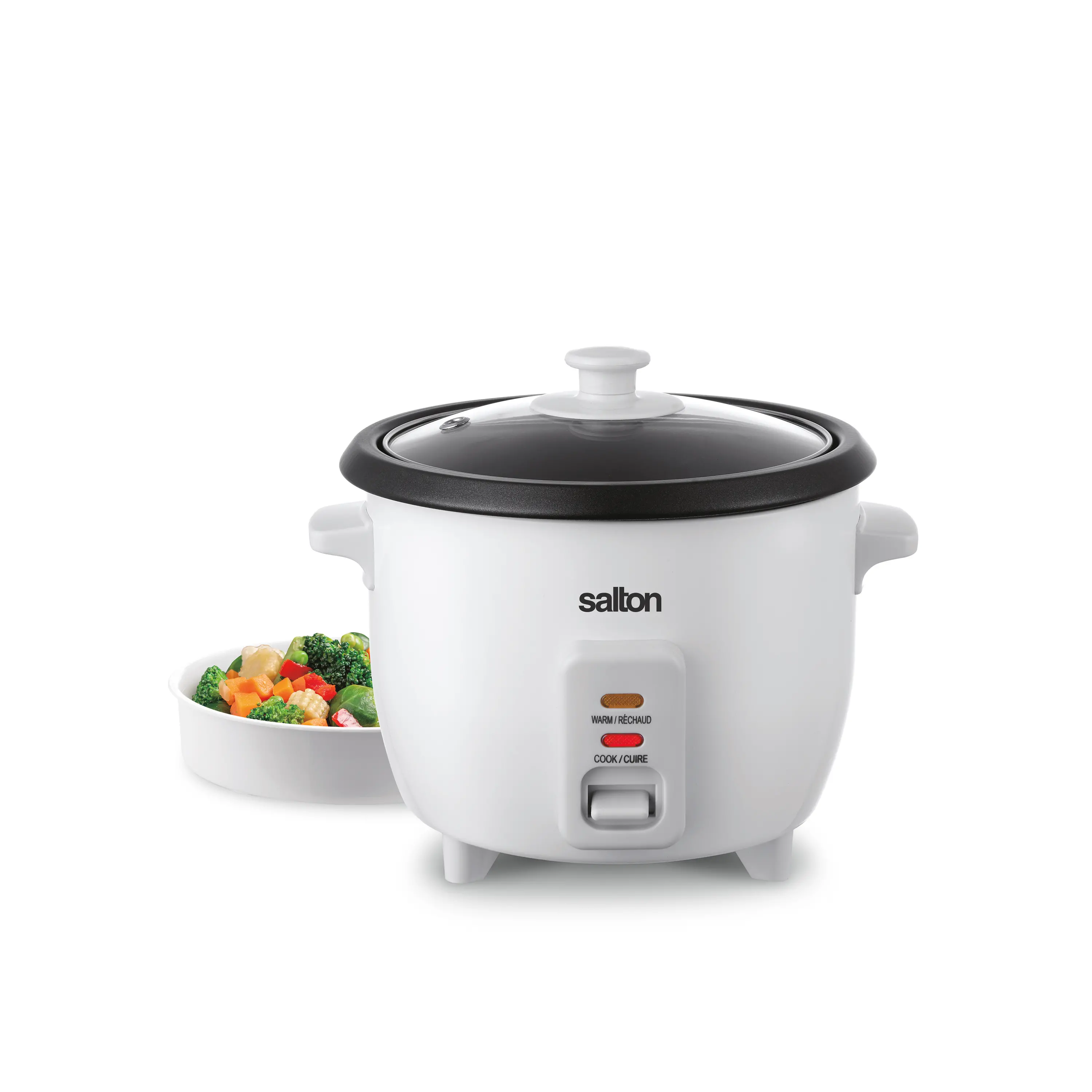 Salton Automatic 6-Cup Rice Cooker - White-1