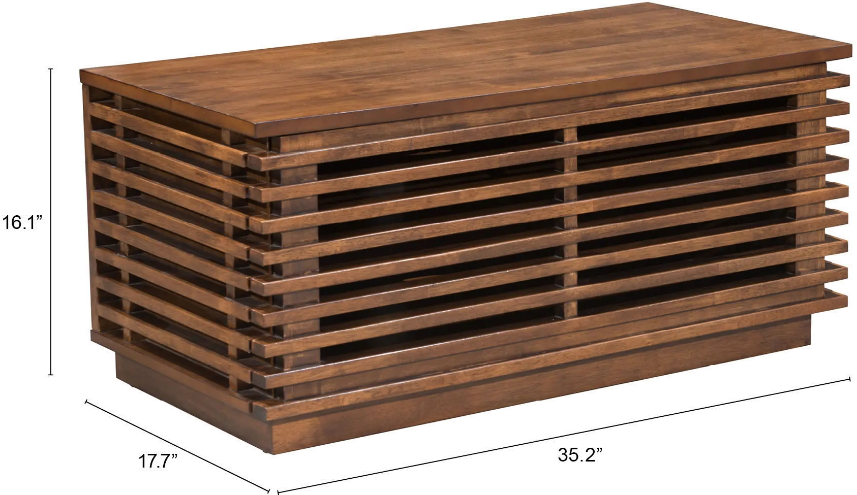 Arosio Brown TV Stand-3