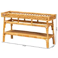 243-13398-RCW Savitri Light Brown Sofa Table