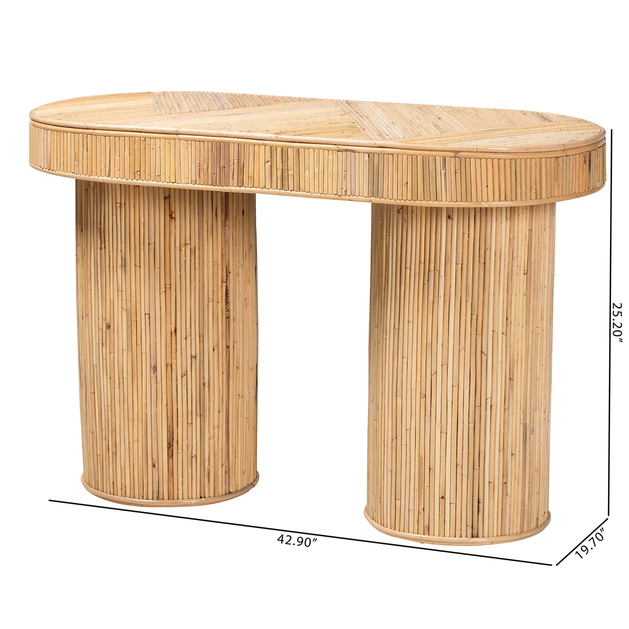 243-13594-RCW Iryna Light Brown Sofa Table-3