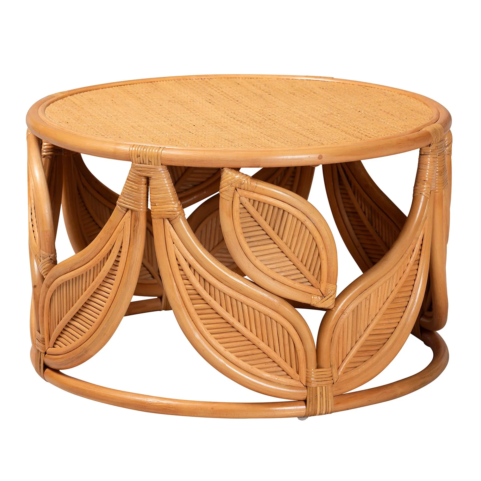 243-13589-RCW Raflesia Light Brown Coffee Table-1