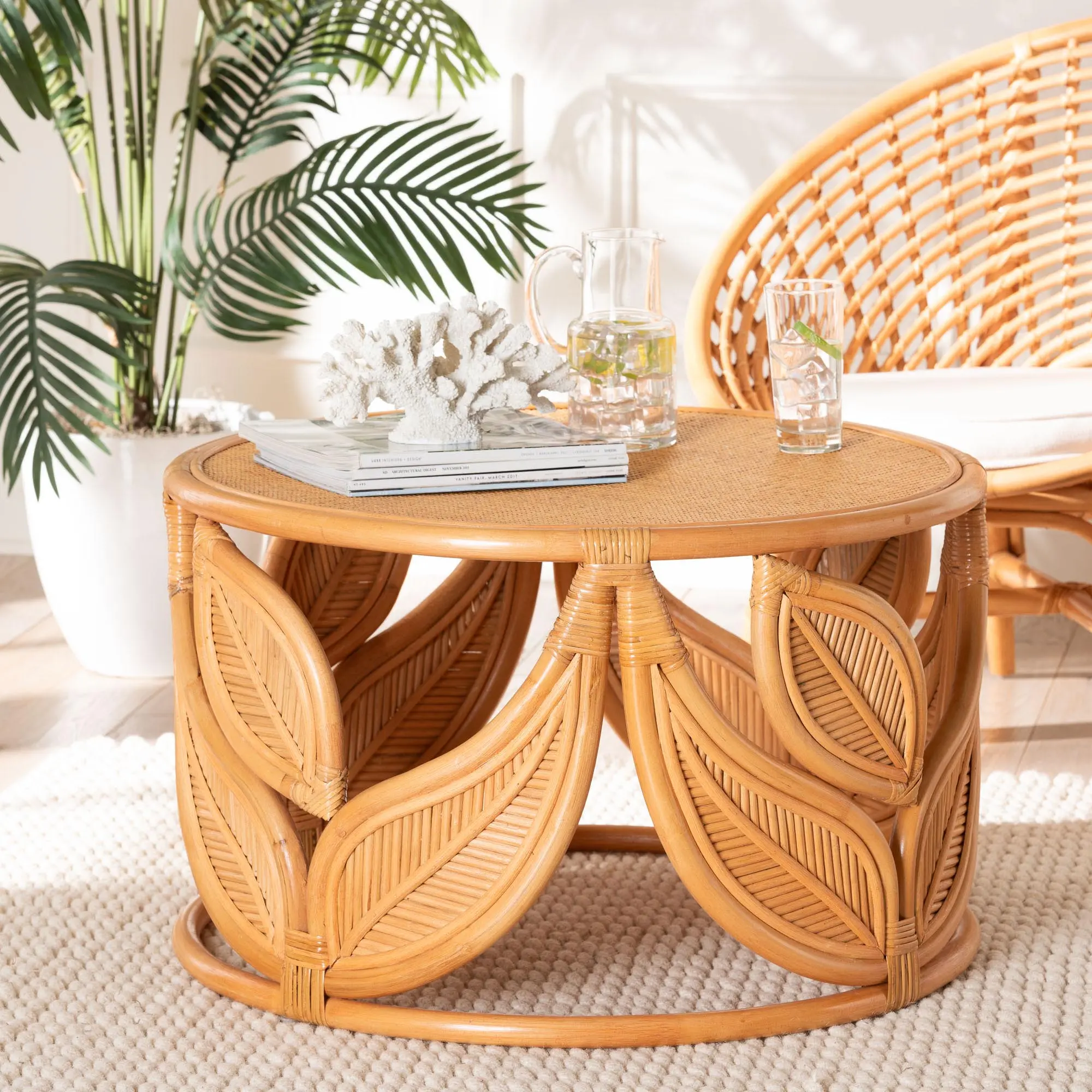 243-13589-RCW Raflesia Light Brown Coffee Table-2