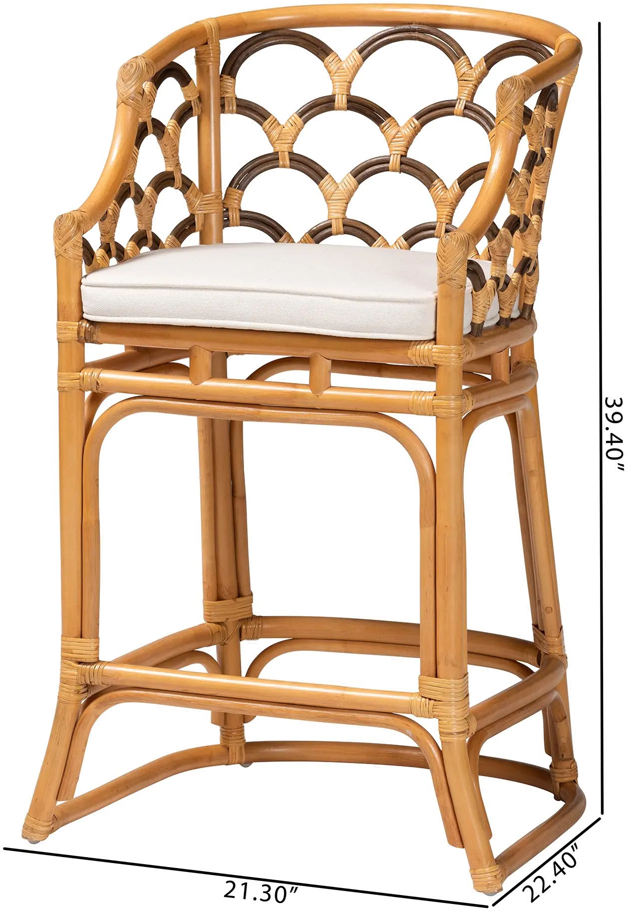 243-13576-RCW Veneto Light Brown Rattan Bar Stool-8