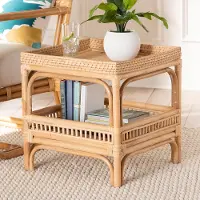 243-13616-RCW Lombok Light Brown End Table