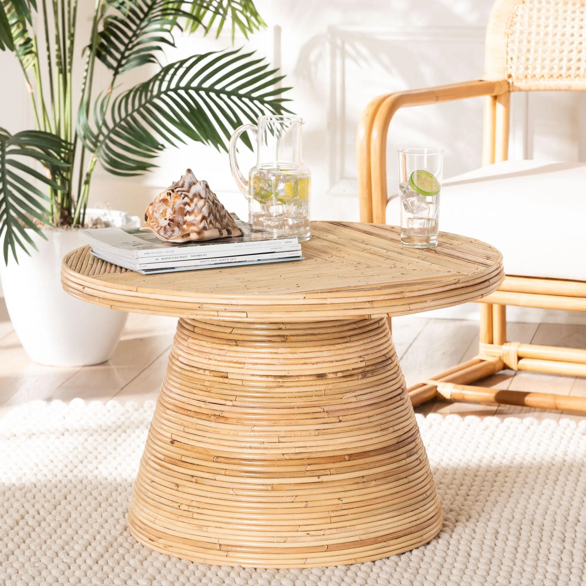 243-13564-RCW Bella Light Brown Coffee Table-2