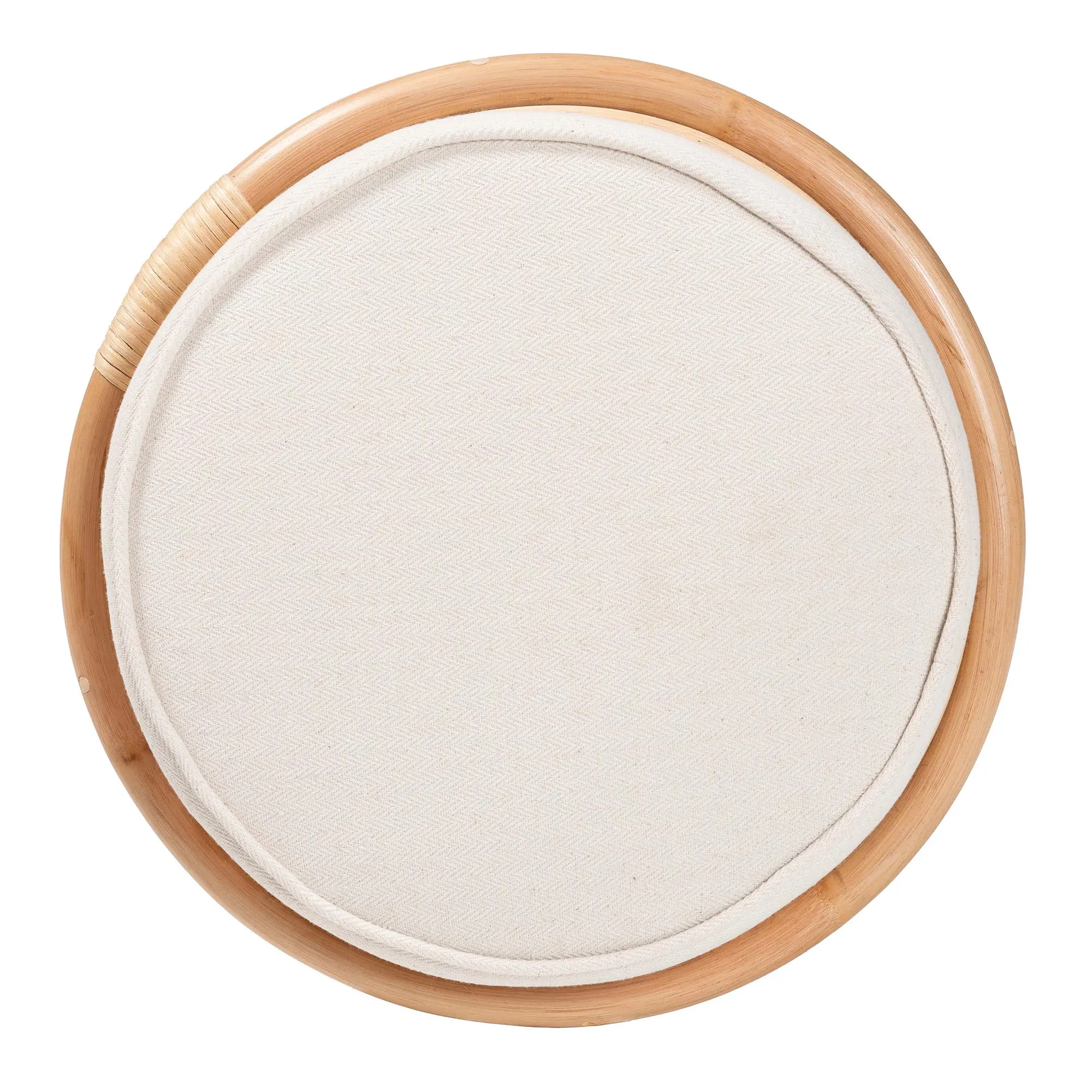 244-13666-RCW Junius Light Brown and White Ottoman Footstool-3