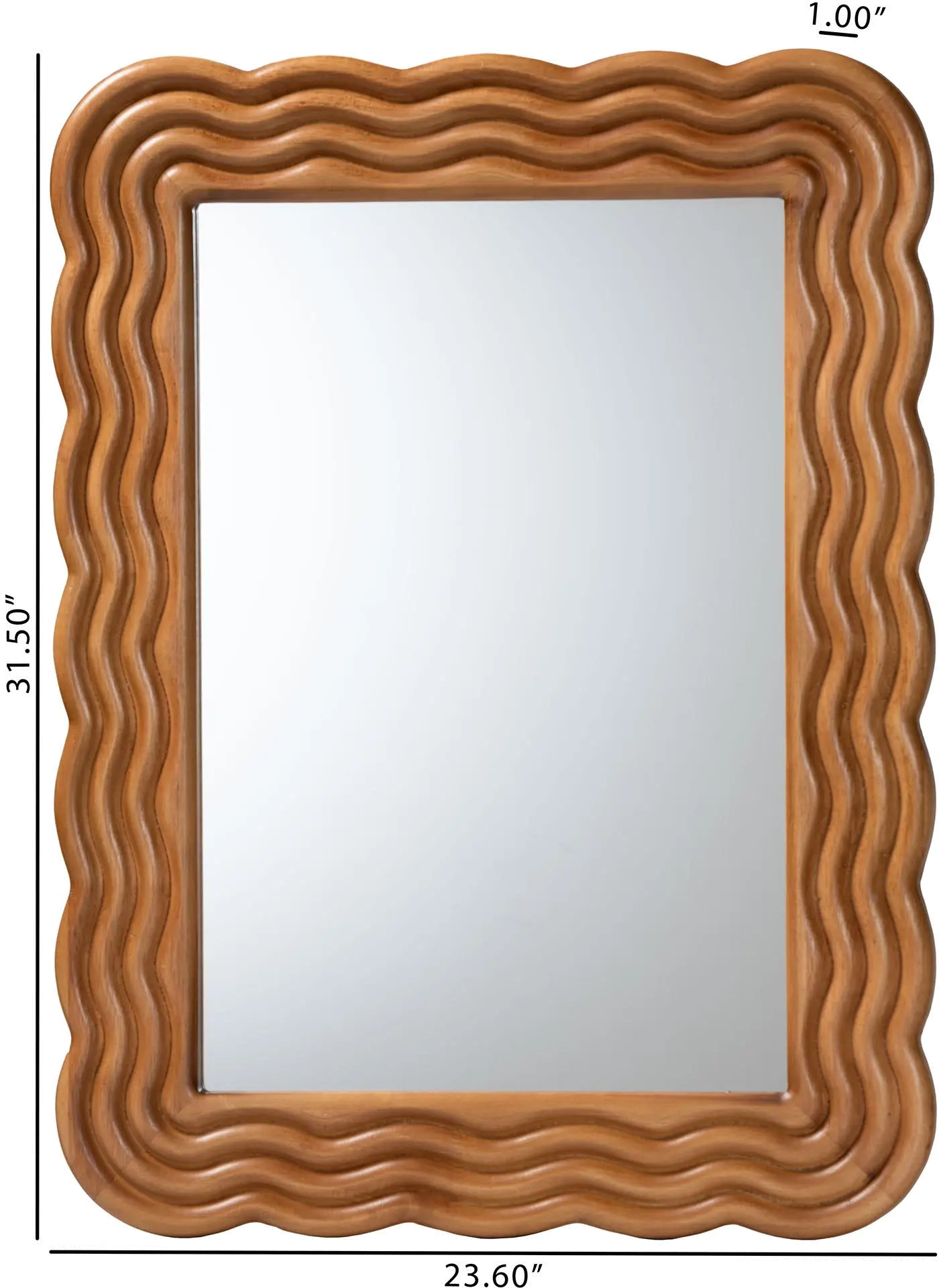 247-13758-RCW Acantha Walnut Scallop Accent Mirror-3