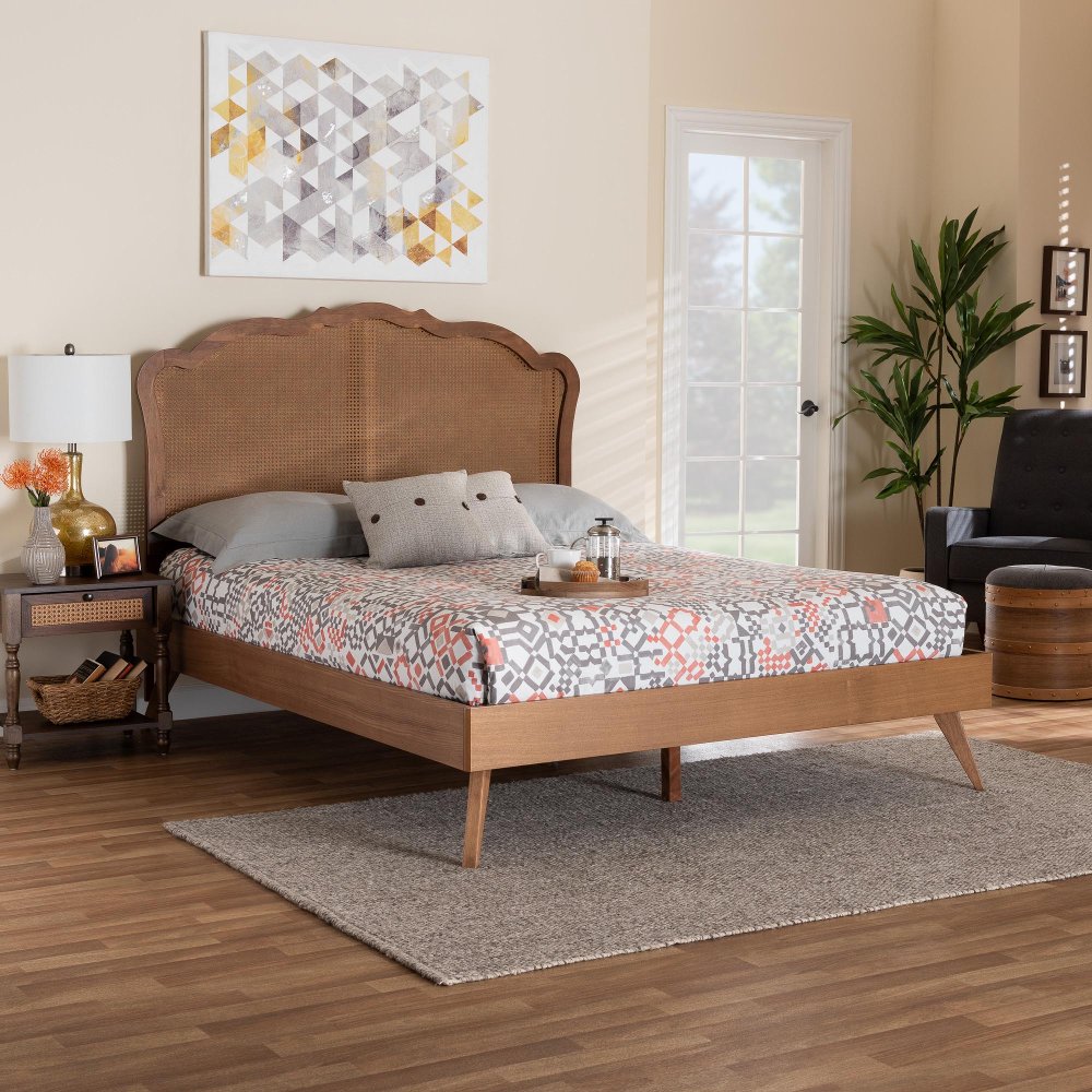Aithan Brown Platform Bed
