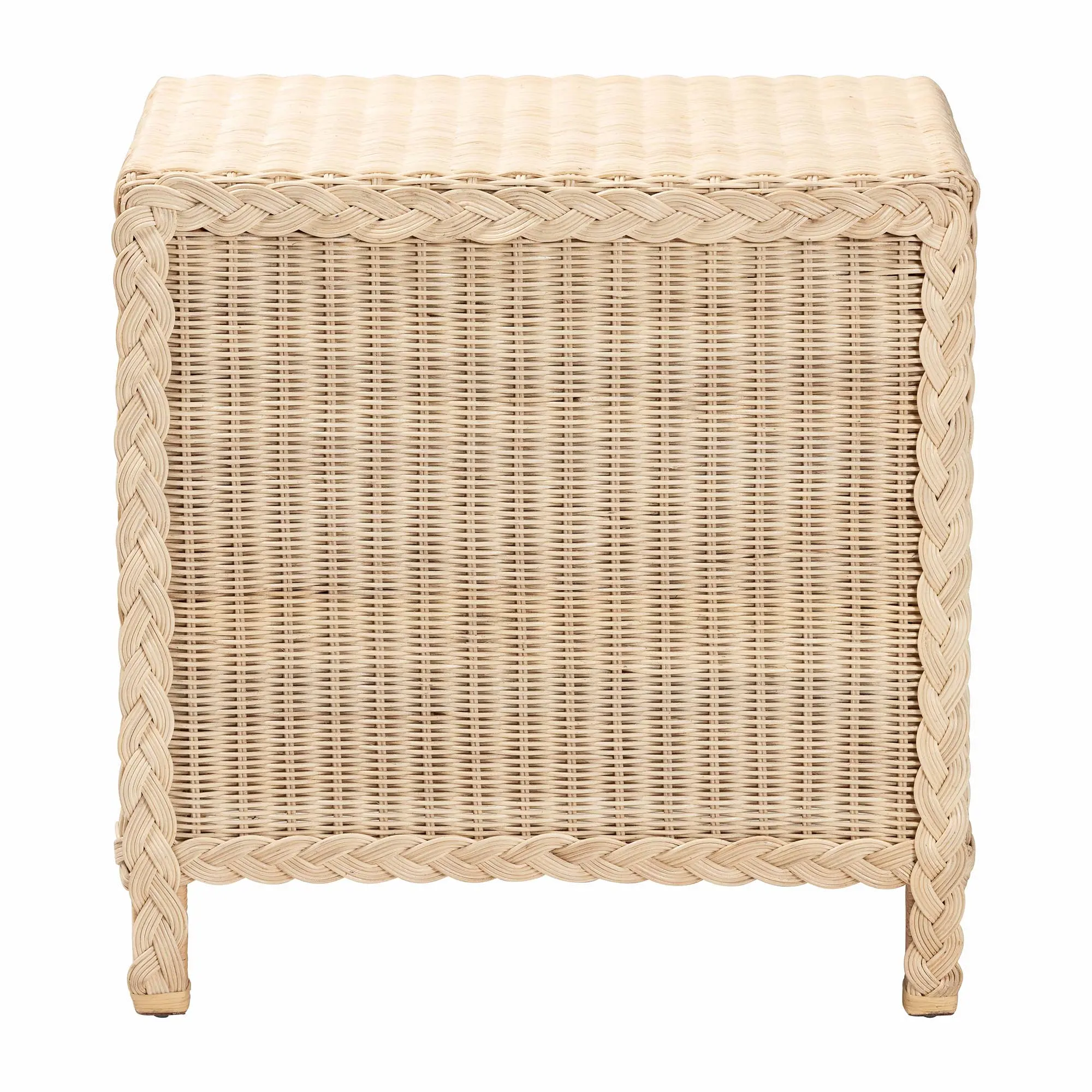248-13728-RCW Lanica Light Brown Rattan 3-Drawer Nightstand-6