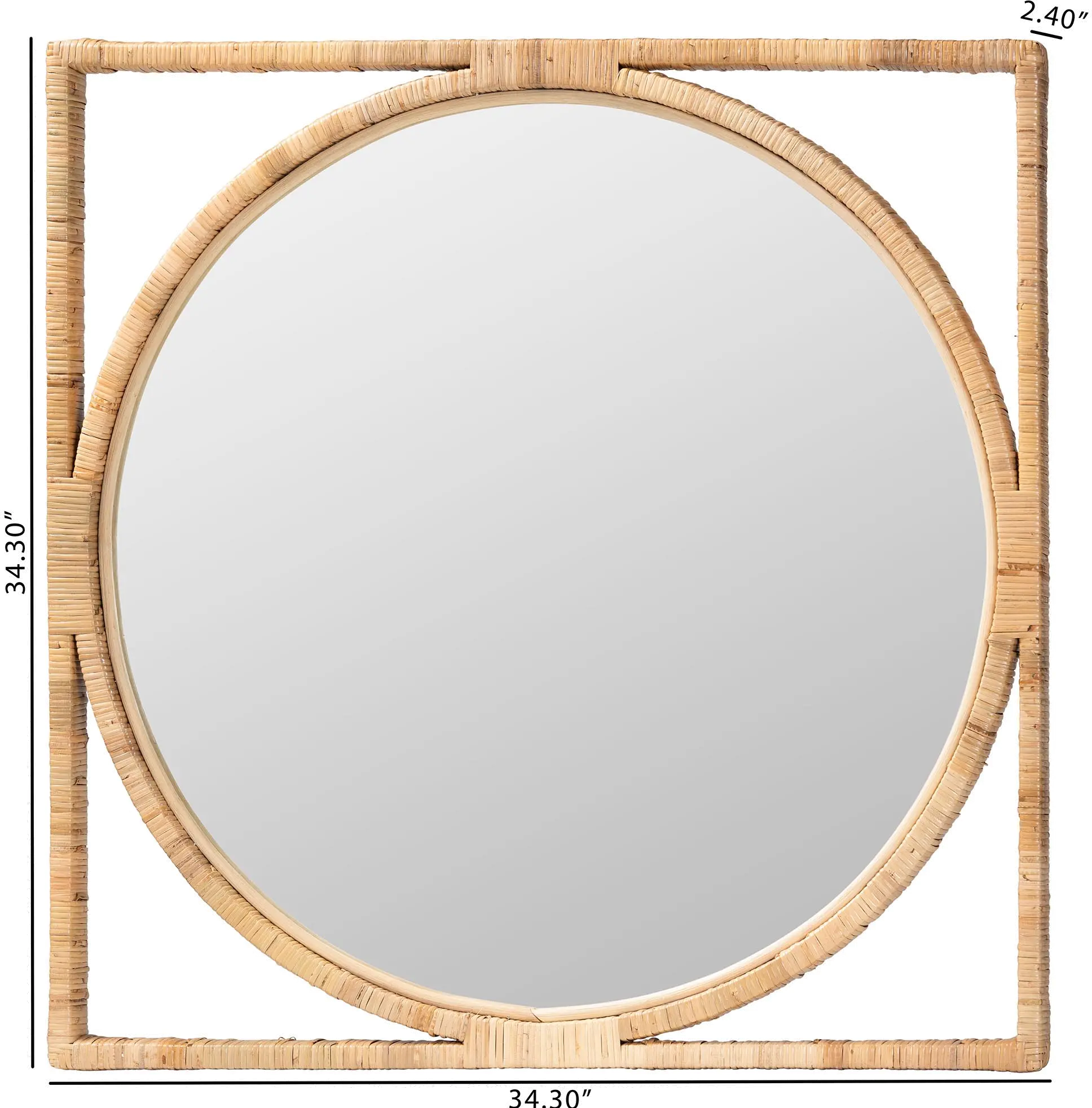 248-13780-RCW Bayan Natural Rattan Wall Mirror-4