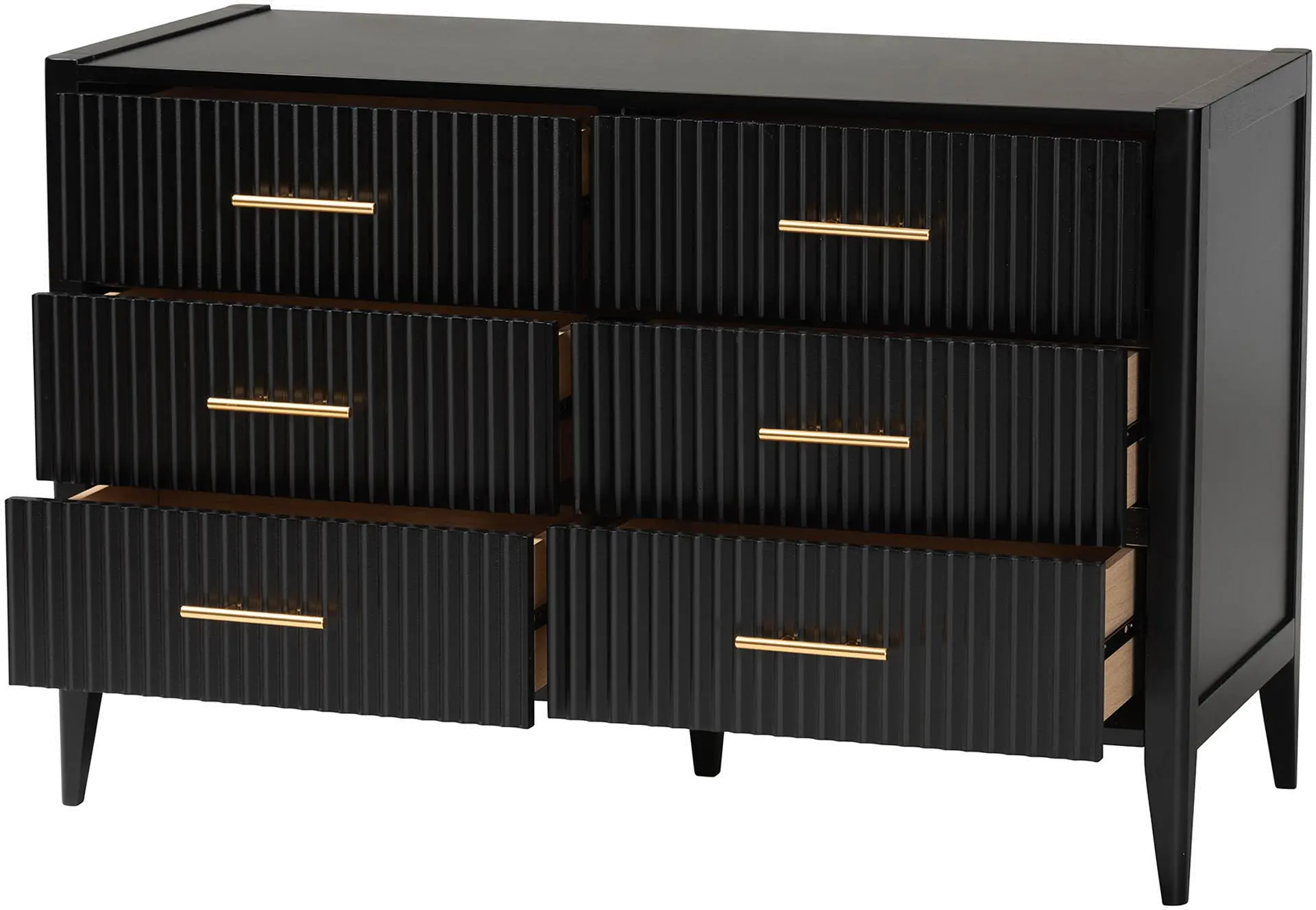 249-13822-RCW Primrose Black Mid-Century Dresser-4