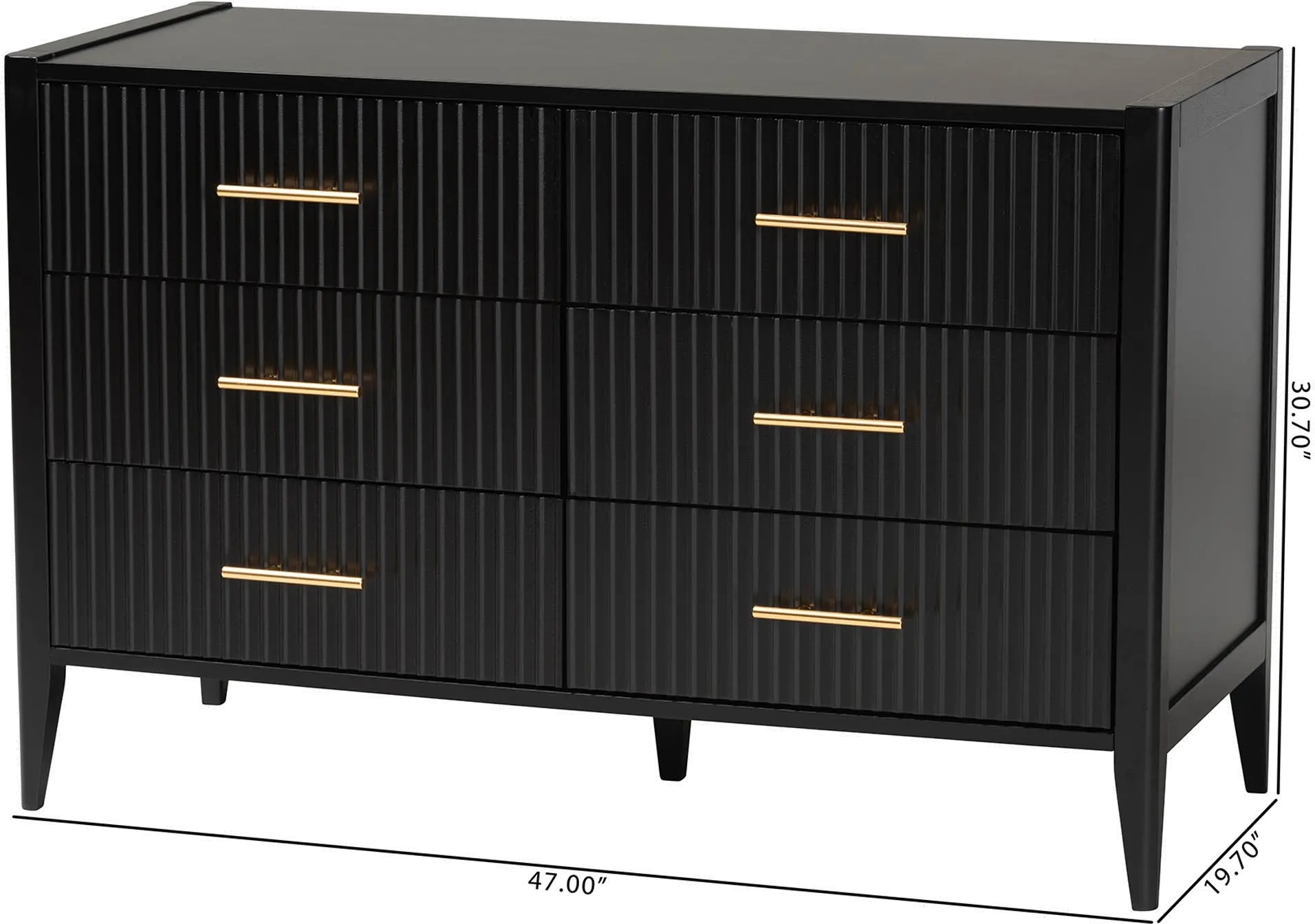 249-13822-RCW Primrose Black Mid-Century Dresser-8