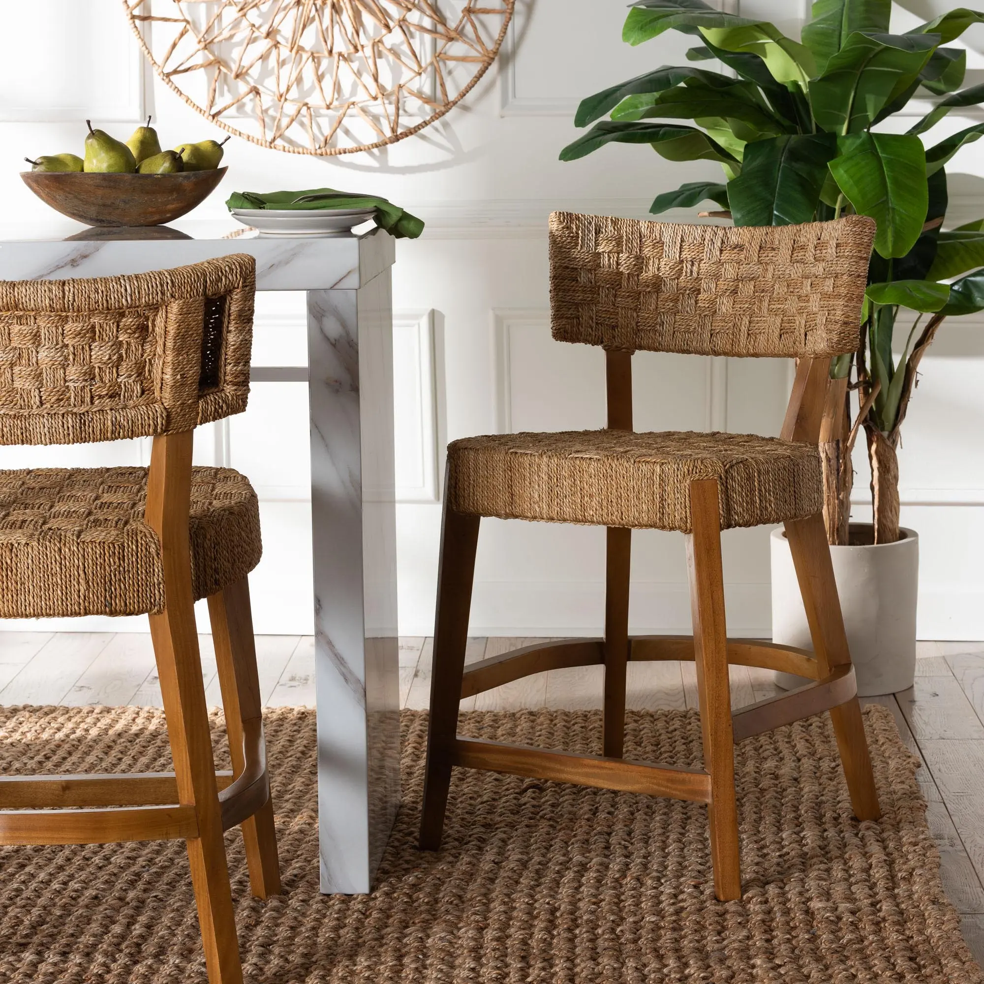 251-13852-RCW Sabit Seagrass and Mahogany Counter Stool-2