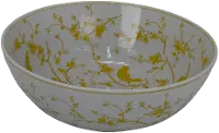 Birds and Vine Citrus Decorative Bowl
