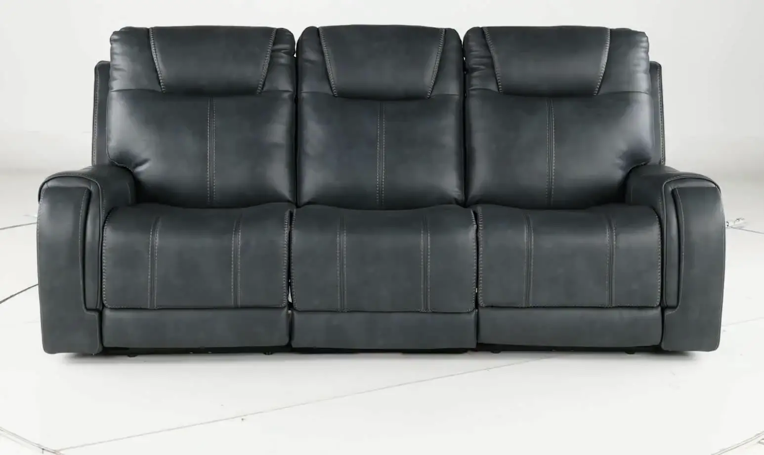 Conway Slate Gray Triple Reclining Sofa-4
