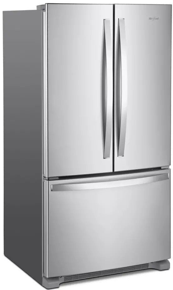 WRFC2036RZ Whirlpool 20 Cu Ft French Door Refrigerator - Counter Depth Stainless Steel-12