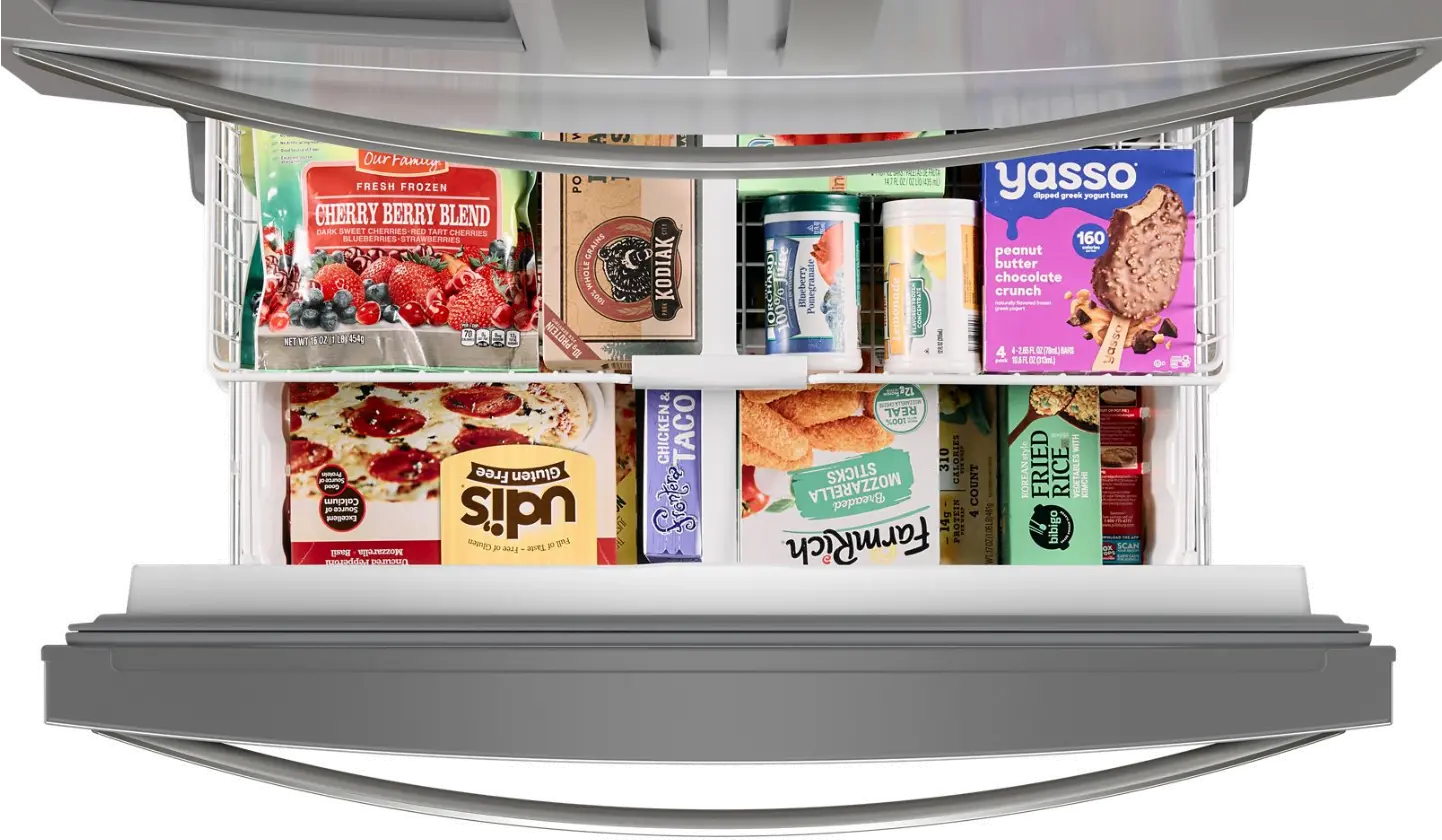 WRMF3636RZ Whirlpool 24.5 Cu Ft French Door Refrigerator - Stainless Steel-10