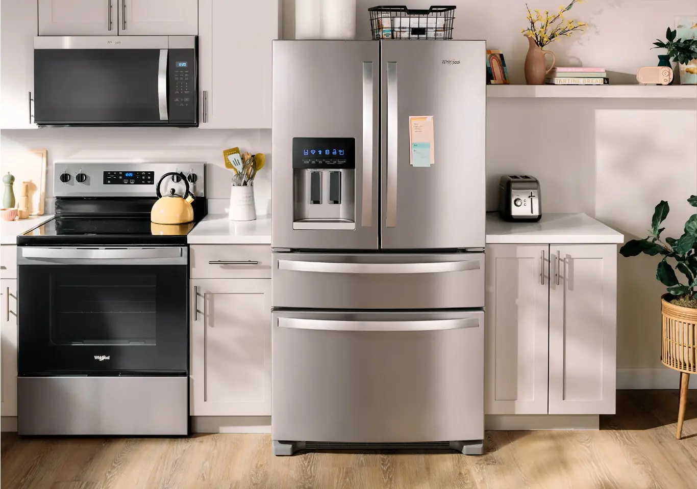 WRMF3636RZ Whirlpool 24.5 Cu Ft French Door Refrigerator - Stainless Steel-2