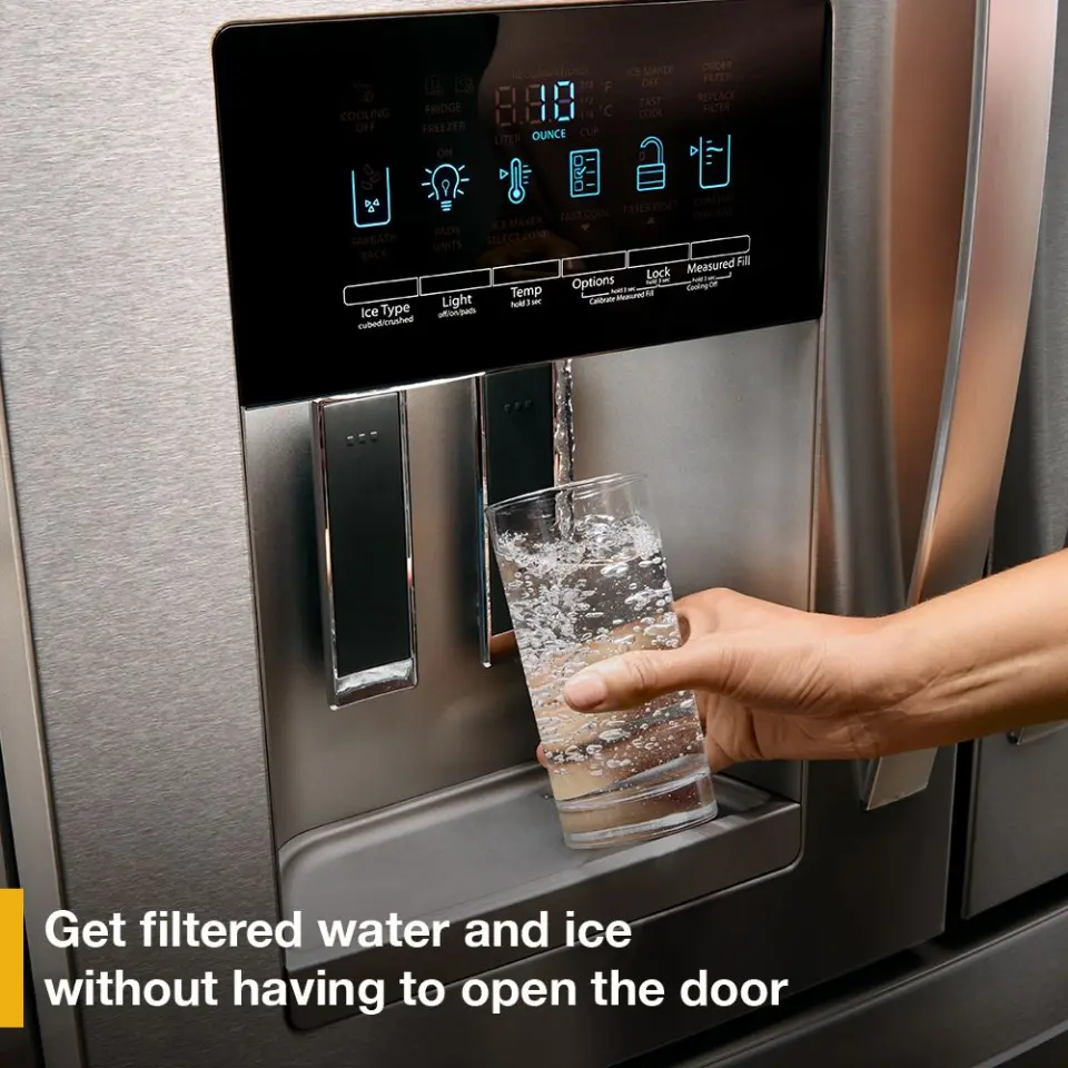 WRMF3636RZ Whirlpool 24.5 Cu Ft French Door Refrigerator - Stainless Steel-5