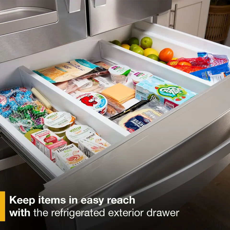 WRMF3636RZ Whirlpool 24.5 Cu Ft French Door Refrigerator - Stainless Steel-6