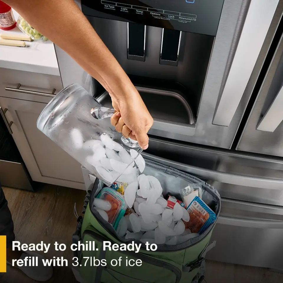 WRMF3636RZ Whirlpool 24.5 Cu Ft French Door Refrigerator - Stainless Steel-8