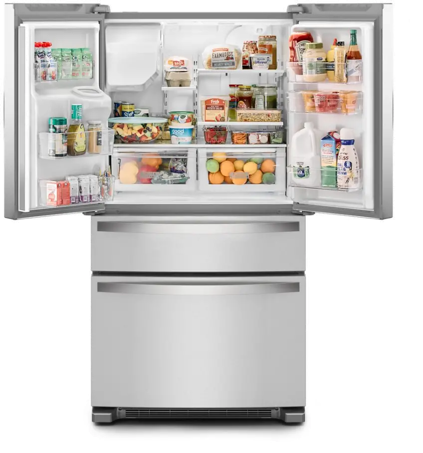 WRMF3636RZ Whirlpool 24.5 Cu Ft French Door Refrigerator - Stainless Steel-9