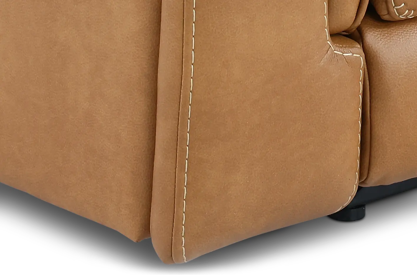 Conway Saddle Brown Power Reclining Loveseat with Console-8