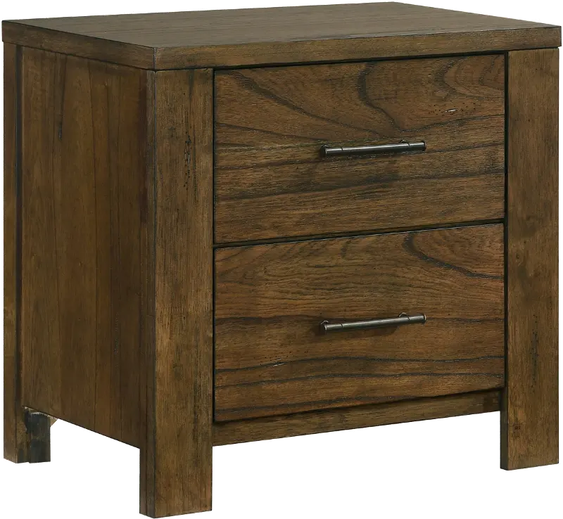 Summit Oak Brown Nightstand