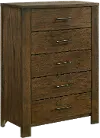Summit Oak Brown Chest of Drawers