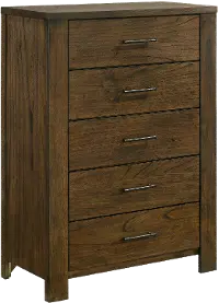 Summit Oak Brown Chest of Drawers