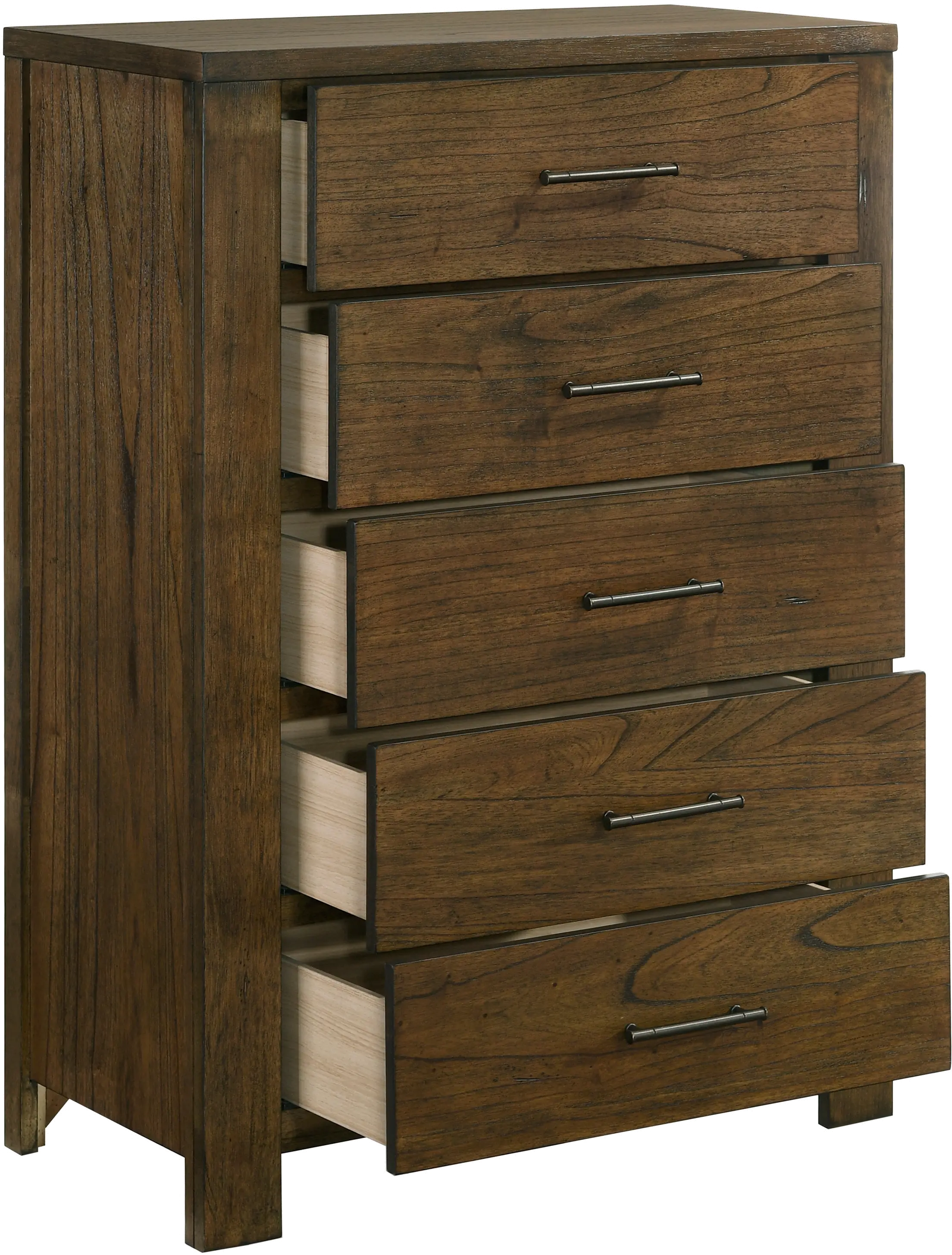 Summit Oak Brown Chest of Drawers-3