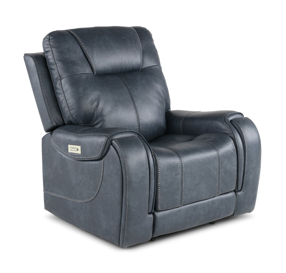 Conway Slate Gray Power Recliner