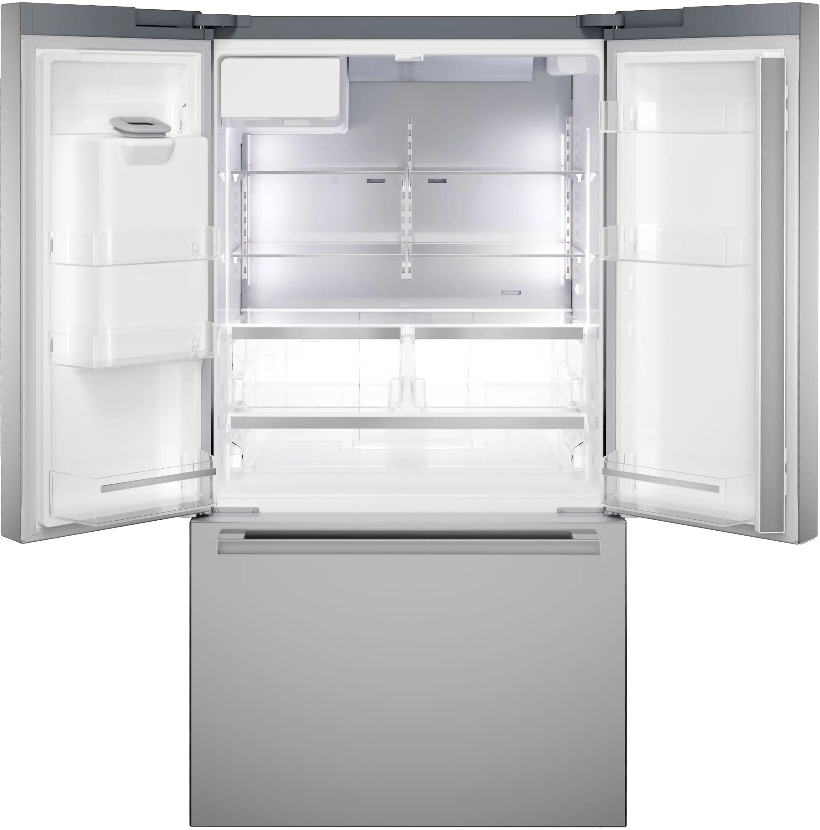 B36CD52SNS Bosch 500 Series 21.6 Cu Ft French Door Refrigerator - Counter Depth Stainless Steel-5