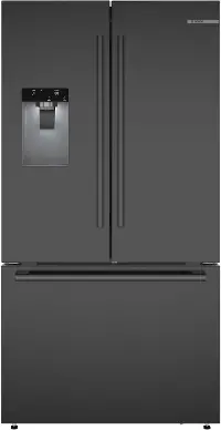 B36FD52SNB Bosch 26.0 Cu Ft French Door Refrigerator - Black Stainless Steel