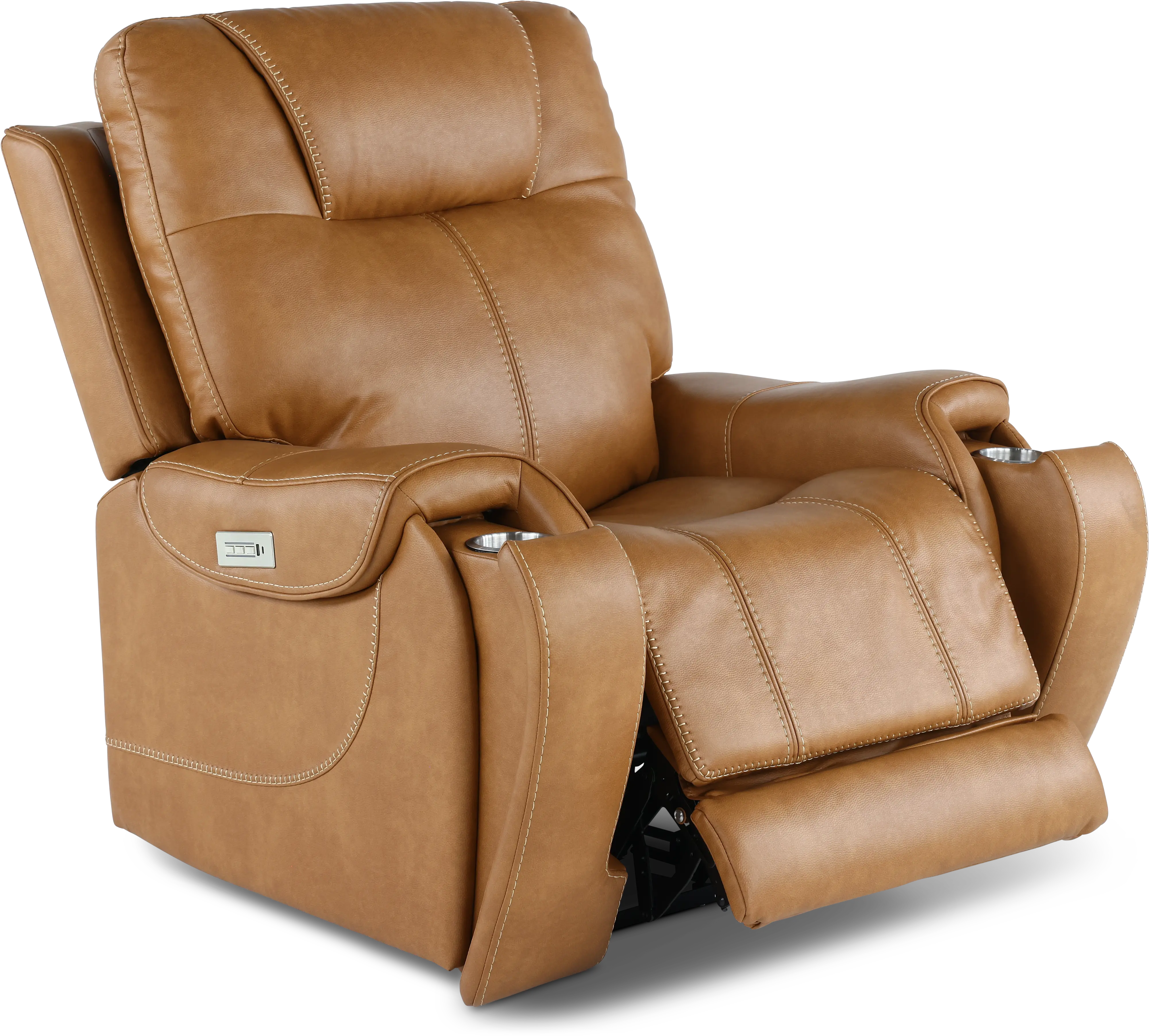 Conway Saddle Brown Power Recliner-6