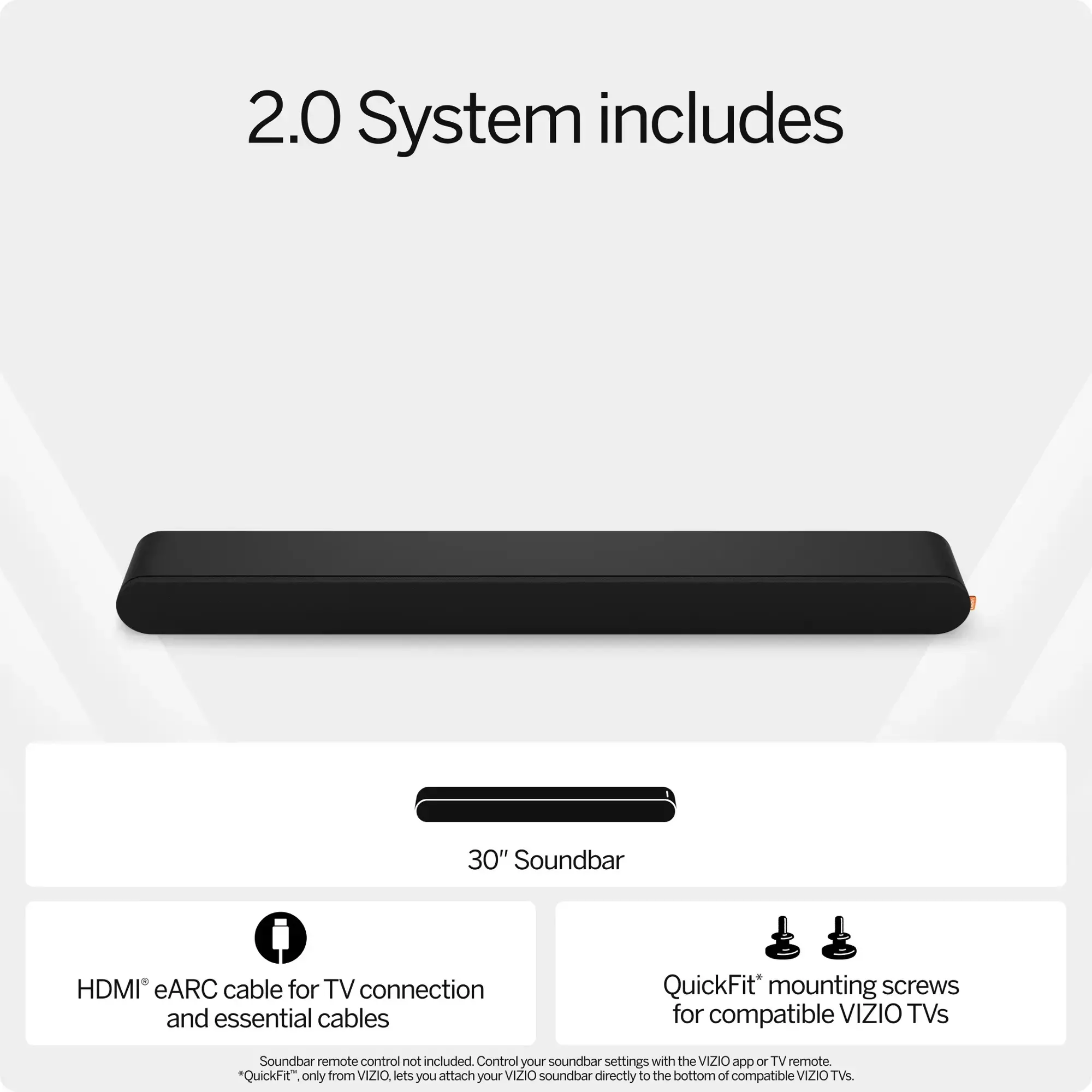 SV200M-08 VIZIO 2.0 Soundbar w/ Dolby Atmos, DTS:X - Black-2